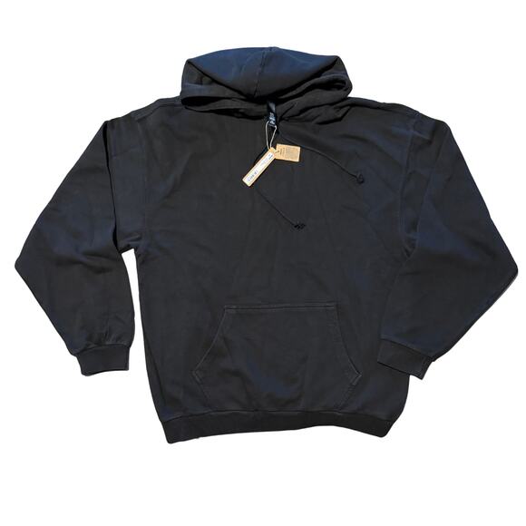 SKIMS Terry Men's Relaxed Hoodie Washed Obsidian NWT Size XS - Picture 1 of 3